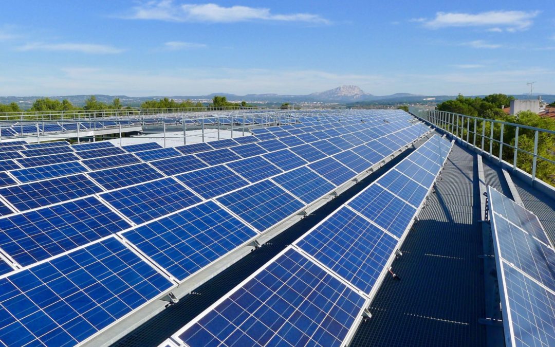 Centrale photovoltaïque en exploitation