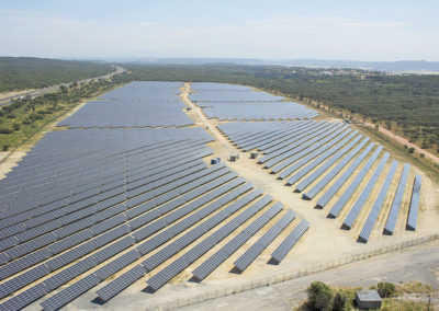 5 centrales au sol